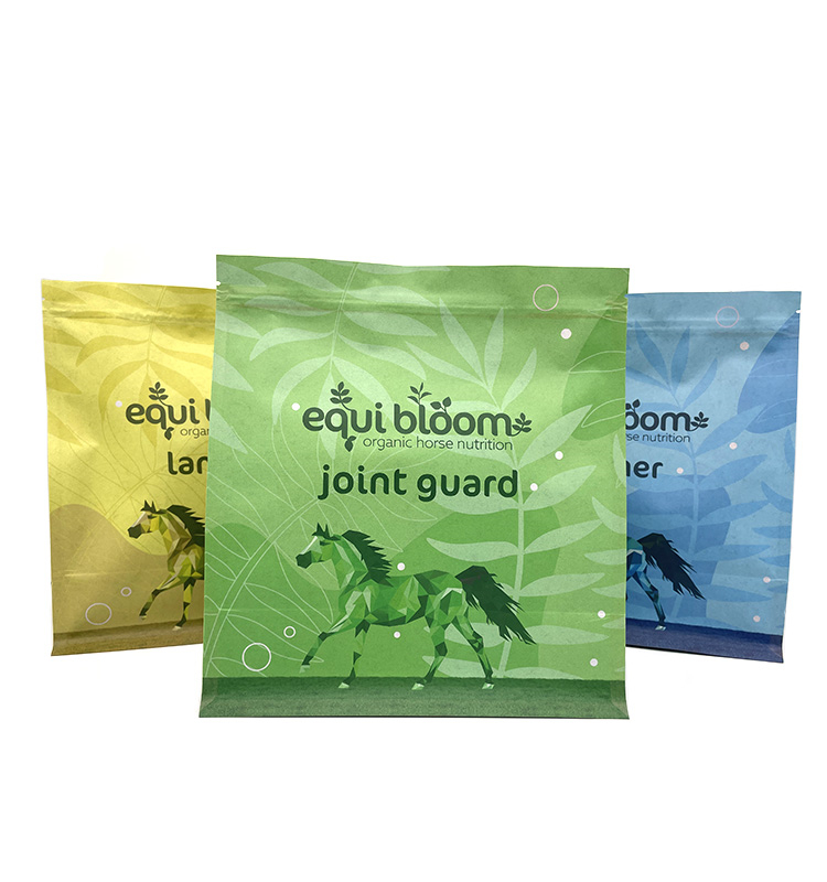 Sac ziplock à fond carré pour poudre de protéine de lactosérum à usage industriel alimentaire