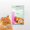 Poly sac rapide marqué par voyage de chat de chien de Gusseted d'emballage en plastique emballé pour la catégorie comestible