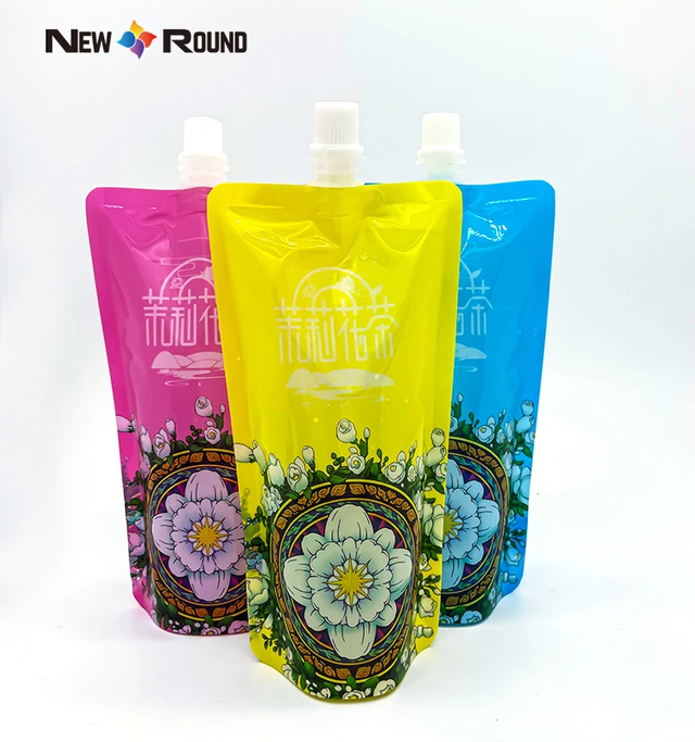 Pochette pour emballage de lait ou de gelée, sacs à bec pour boissons et aliments 