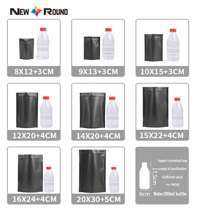 Tenez le sac en plastique biodégradable imperméable de papier d'aluminium d'emballage alimentaire de poche