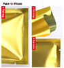 La soudure à chaud faite sur commande d'individu de serrure de fermeture éclair de papier d'aluminium de sachets d'impression de Digital de logo se lèvent