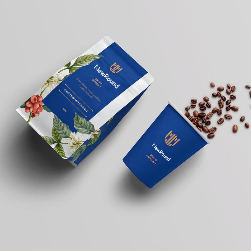 Sacs personnalisés pour les sachets de café avec valve