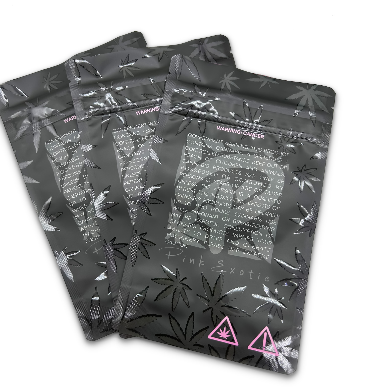 Tenez le sac Mylar imprimé personnalisé par pochette Doypack avec des sacs en Mylar anti-odeur brillants UV 7g 14g sacs d'emballage comestibles 