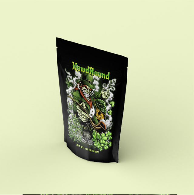 Sacs refermables holographiques de Mylar de serrure de fermeture éclair de preuve d'odeur de cannabis