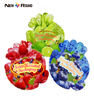 Fabricant de pochettes spéciales en forme de fruits en gros, sacs refermables en Mylar