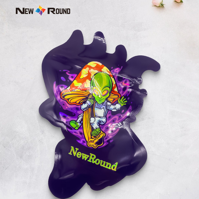 Emballage plastique personnalisé Sacs Mylar personnalisés Gummies