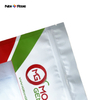 Sacs alimentaires refermables d'impression personnalisés, emballage réutilisable à fermeture éclair en Mylar pour pop-corn, sac à pochette debout