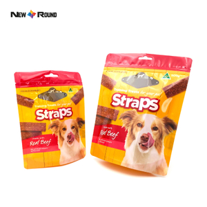 Sacs scellés personnalisés, sacs d'emballage d'aliments pour animaux de compagnie, emballage de friandises en gros