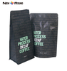 Tenez les sacs plats d'emballage de café de fond de bloc de tirette de poche avec la barrière