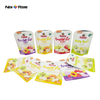 Qualité alimentaire biodégradable debout mangue ananas banane fruits secs chips sac de collation en aluminium