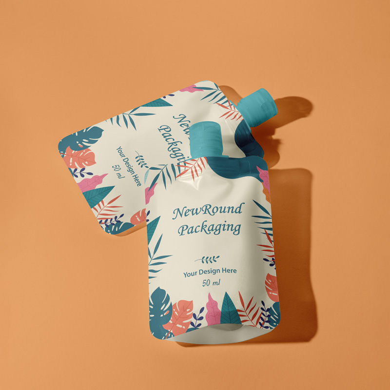 Sachets de bec stand-up avec couvercle facile pour un stockage pratique