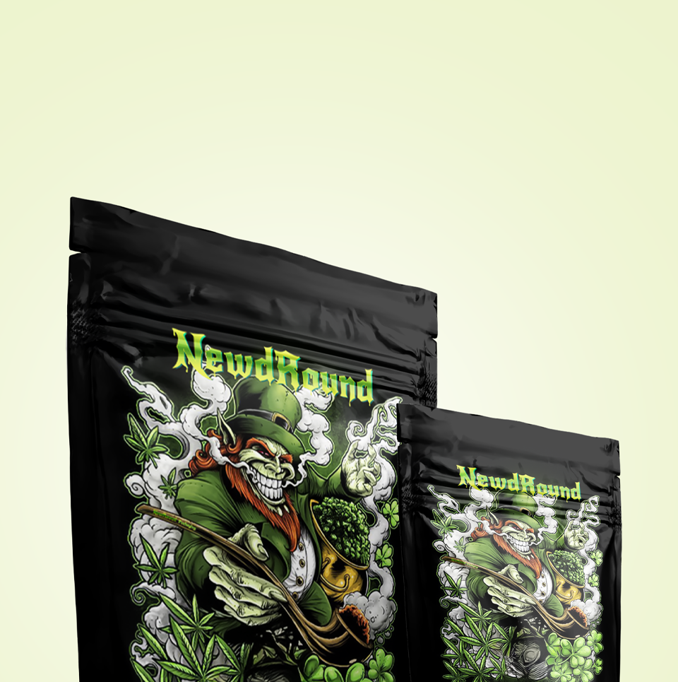 Sacs refermables holographiques de Mylar de serrure de fermeture éclair de preuve d'odeur de cannabis