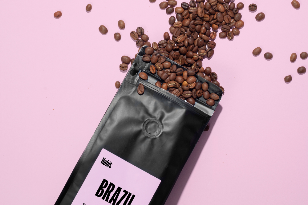 Sacs &agrave; caf&eacute; &agrave; valve de d&eacute;gazage unidirectionnelle