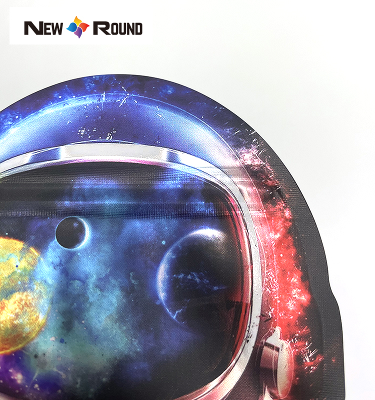 Sacs en plastique ziplock personnalisés en forme d'astronaute, fabricants chinois