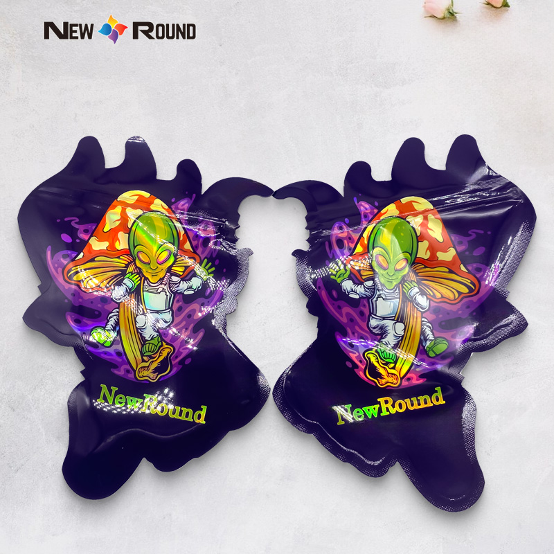 Emballage plastique personnalisé Sacs Mylar personnalisés Gummies