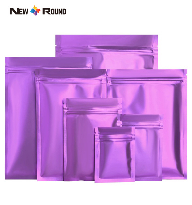Le logo a imprimé la nourriture mate de finition tiennent le petit plastique refermable