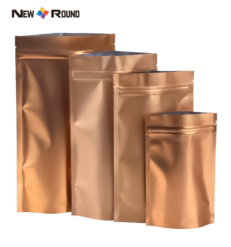Pochette à fermeture éclair Ziplock, sacs holographiques en Mylar, sac d'emballage en plastique pour aliments