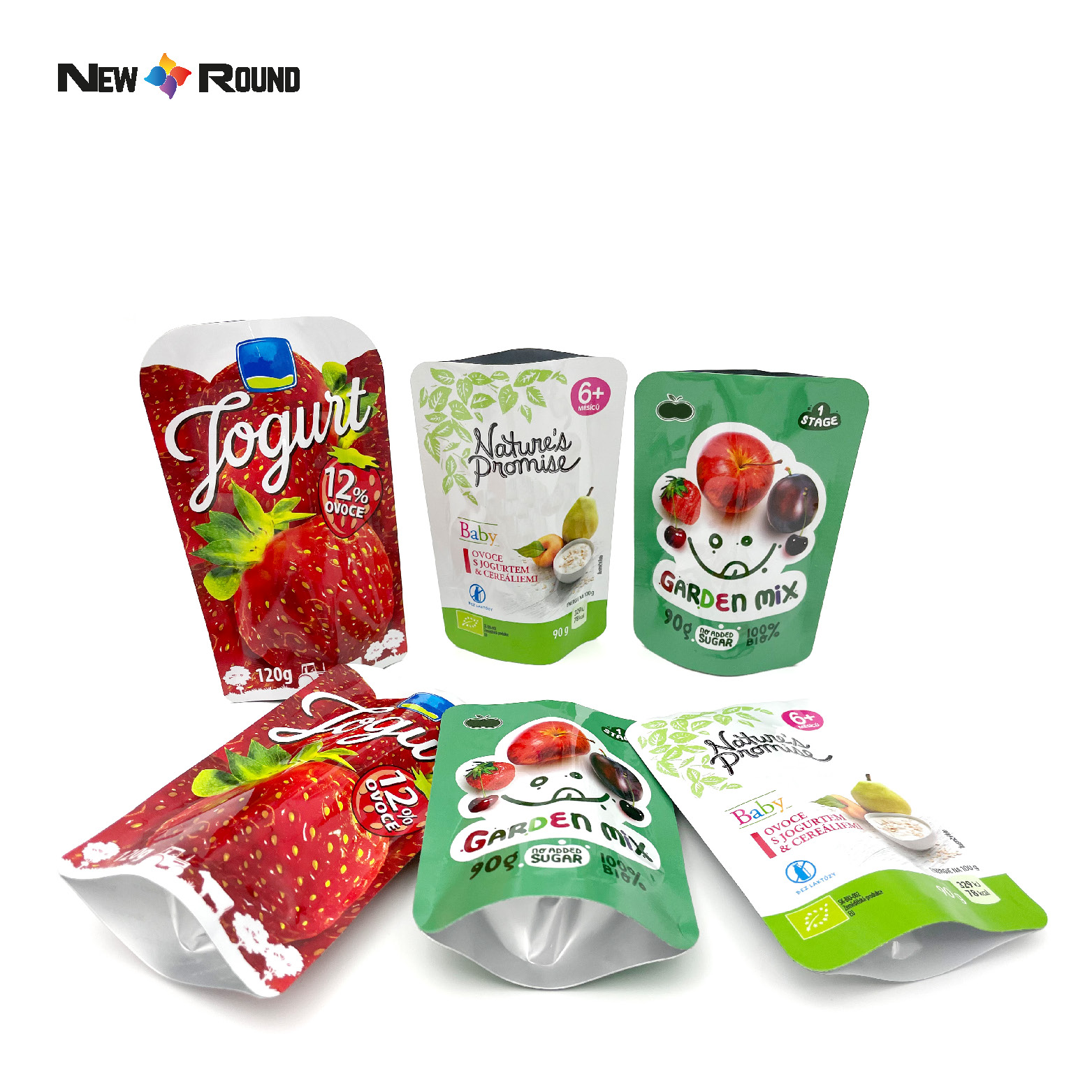 Fermeture à glissière imprimée personnalisée de vente chaude tiennent des sacs de fruits secs de noix de cajou et d'arachide de poche