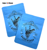 Sacs en plastique Mylar hermétiques anti-odeur, petit emballage holographique Laser réutilisable à fermeture éclair, Mini sac de gommes