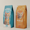 Sacts de gousset latéraux à feuilles de première papier pour nourriture pour animaux de compagnie