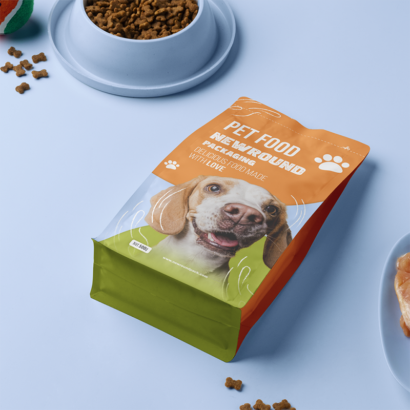 Sachets alimentaires pour chiens à fond plat 100% recyclables