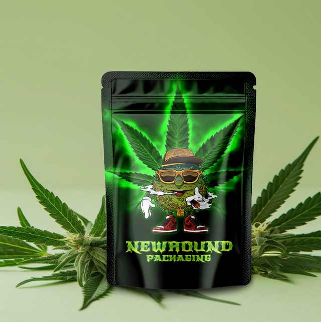 Sac de marijuana à fermeture éclair