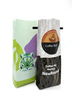  Sacs de sachets d'emballage de grains de café en plastique et aluminium à joint quadruple à soufflet latéral personnalisé avec valve