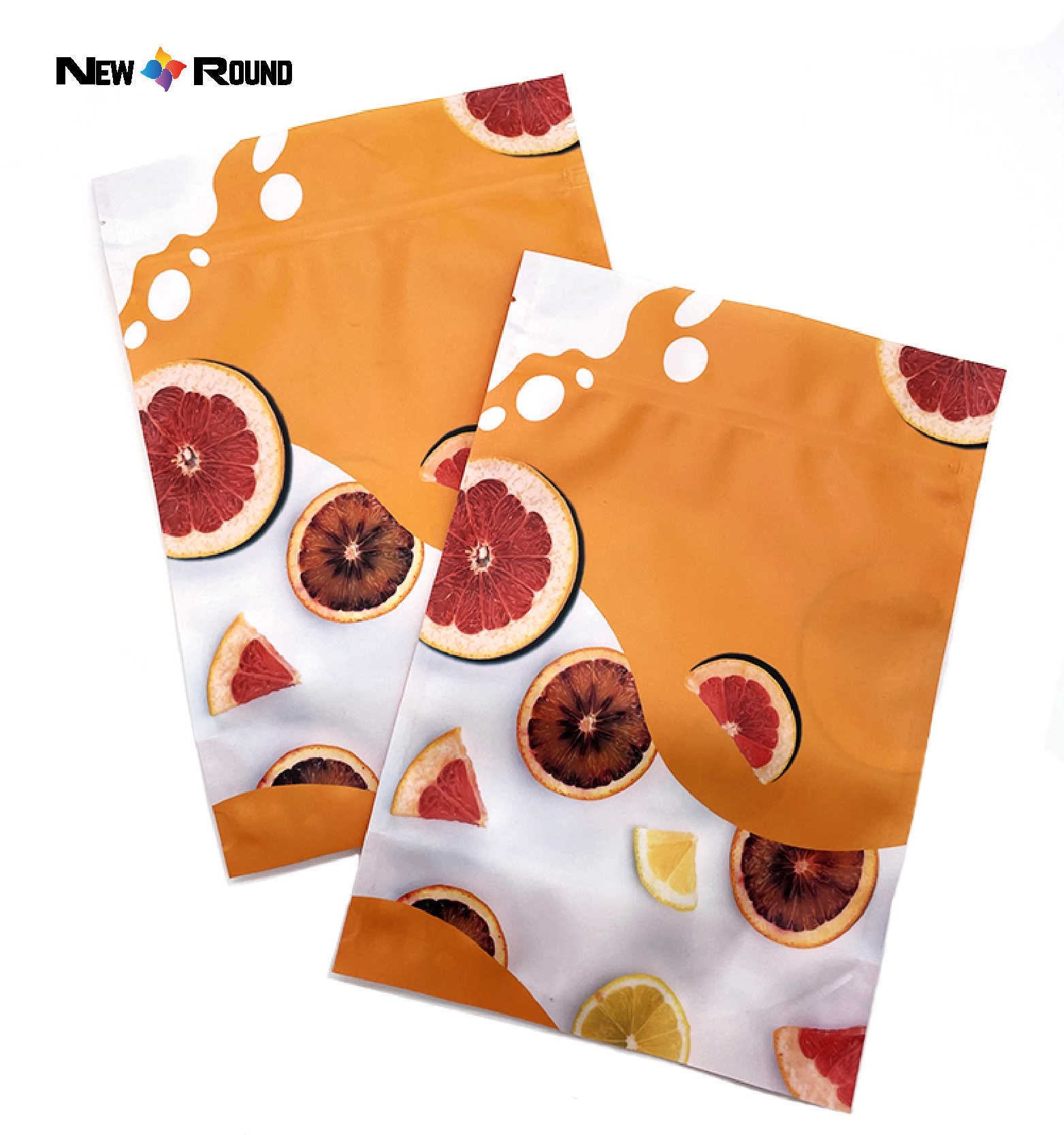 Sac d'emballage alimentaire d'emballage de pochette en plastique de collation Ziplock de qualité imprimée personnalisée