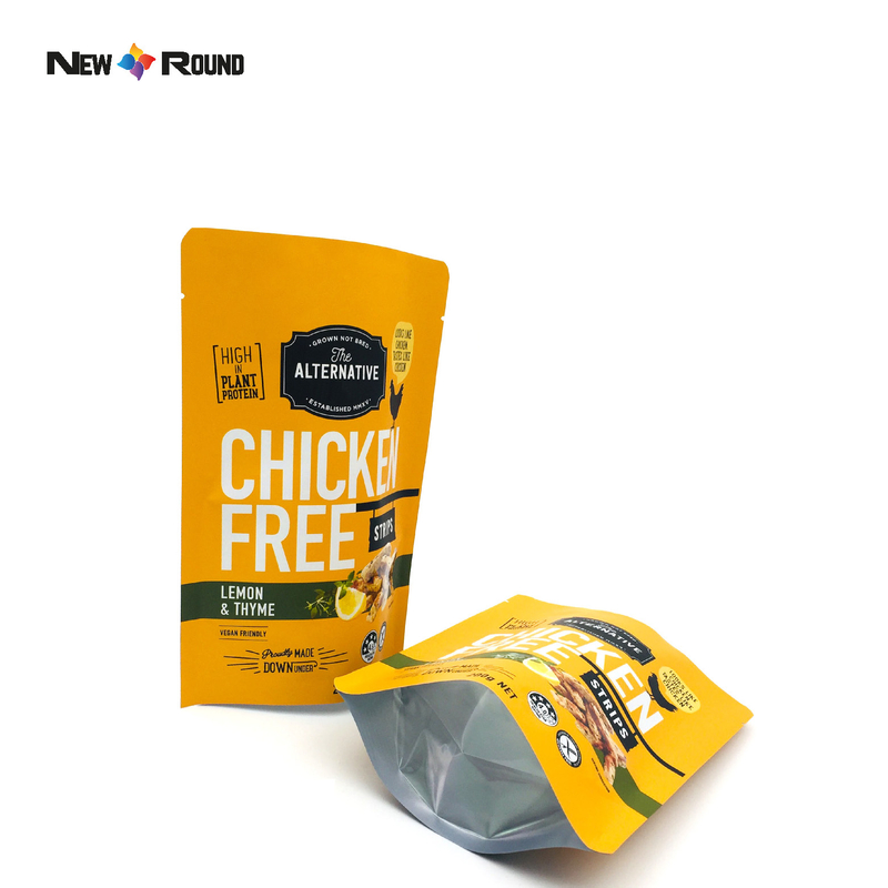 Tenez le sachet en plastique fait sur commande de Digital d'emballage de poudre d'épice de poche