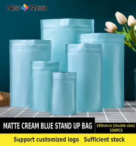 Pochette en plastique recyclable à fond plat