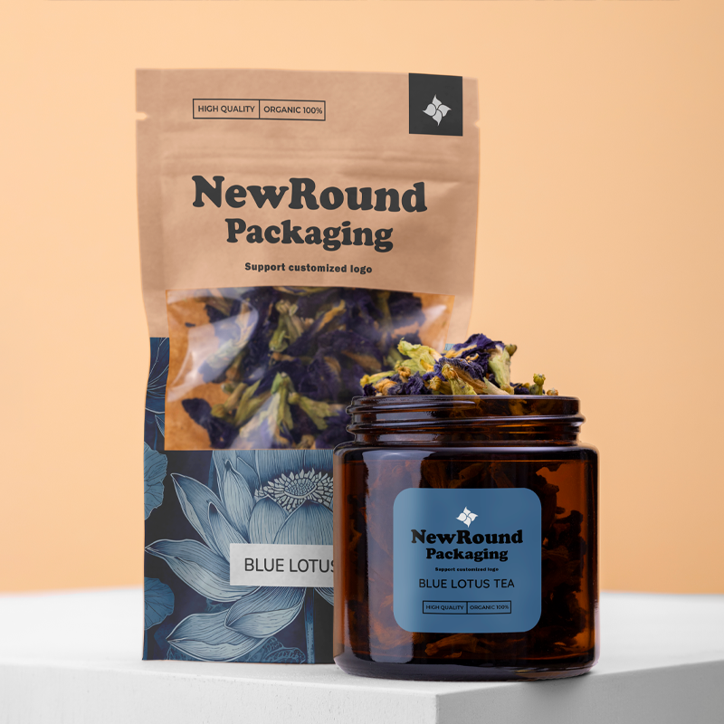 Les pochettes Kraft imprimées personnalisées avec fenêtre transparente 