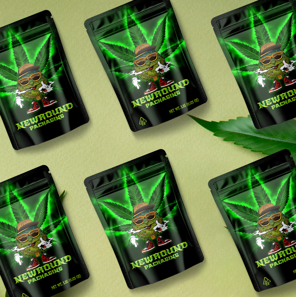 Sac de marijuana à fermeture éclair