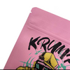 Le zip-lock adapté aux besoins du client écologique de serrure de fermeture éclair de papier d'aluminium tiennent le sac de poches