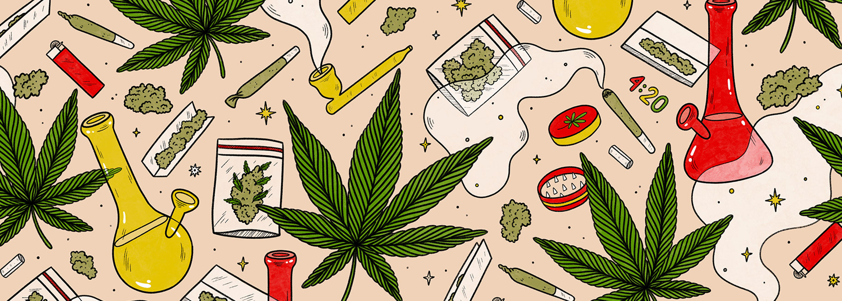 Sacs à fermeture éclair de marijuana