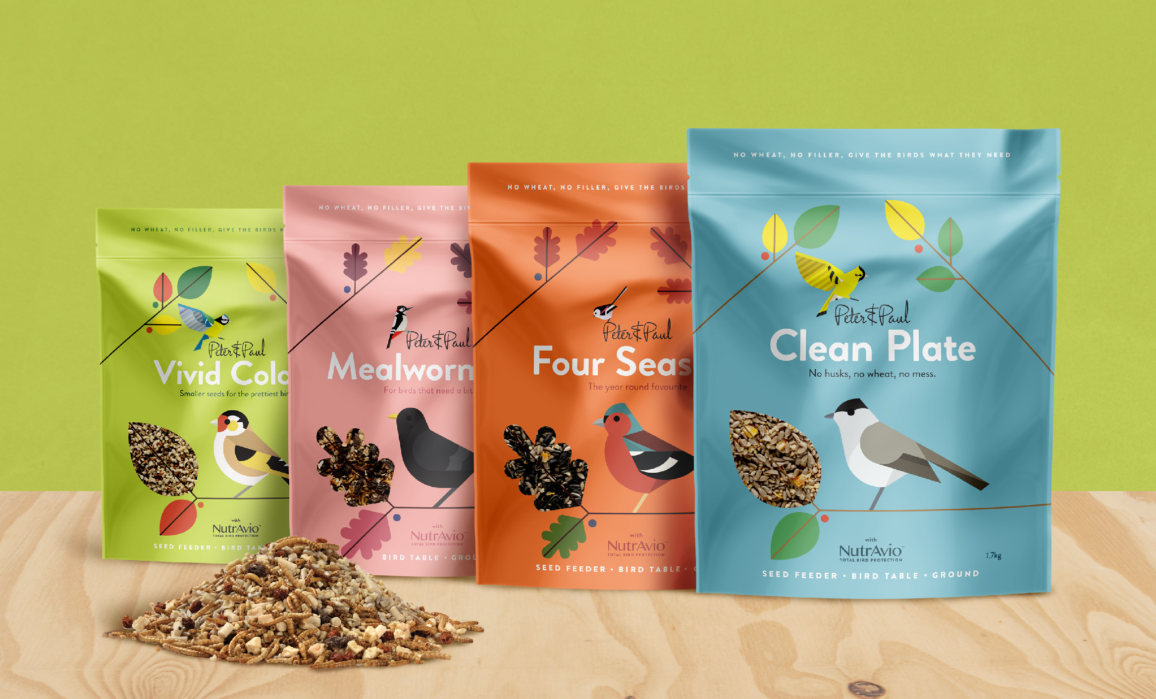 Pochettes de nourriture pour animaux de compagnie lyophilis&eacute;es 