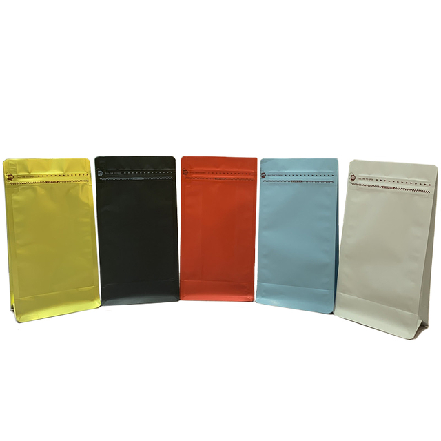 L'emballage de grain de café de poche refermable imprimée adaptée aux besoins du client met en sac le sac plaqué en aluminium
