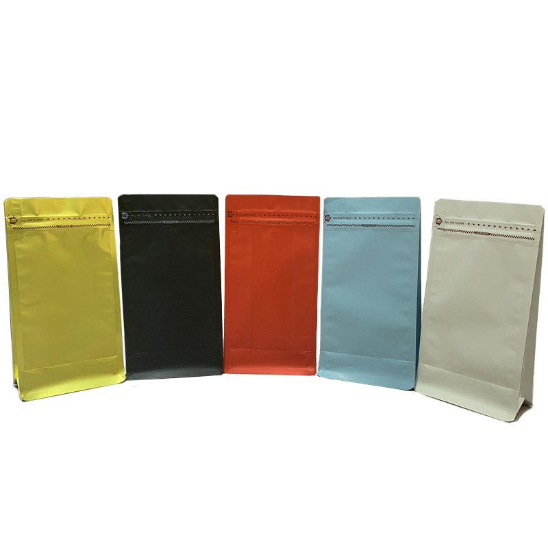 L'emballage de grain de café de poche refermable imprimée adaptée aux besoins du client met en sac le sac plaqué en aluminium