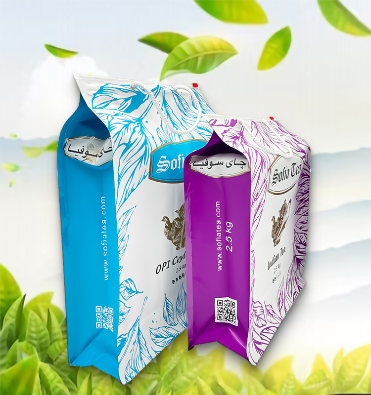 Sac à fond plat en aluminium à aluminium en aluminium en plastique personnalisé pour pochette d'emballage alimentaire