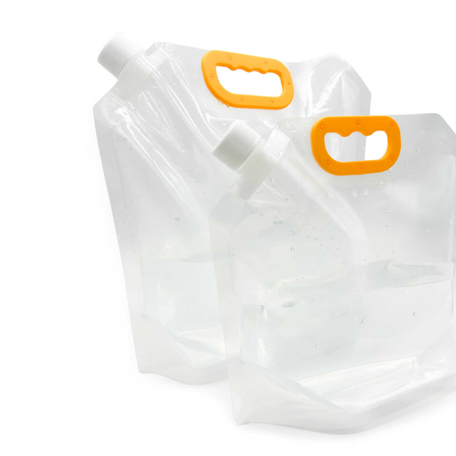 Emballage liquide réutilisable, jus de boisson gazeuse, jus de fruits, pochette à bec debout, sac de jus