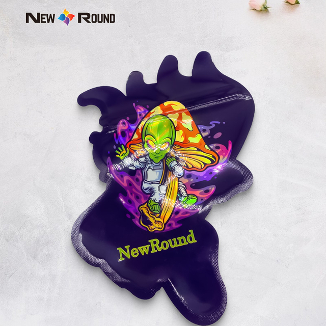 Emballage plastique personnalisé Sacs Mylar personnalisés Gummies