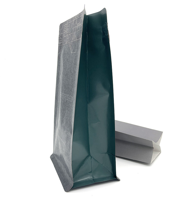 Sacs de grains de café à gousset latéral en aluminium, Valve, vente en gros, qualité, sac de café abordable