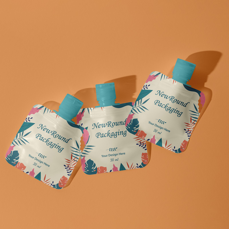 Sachets de bec stand-up avec couvercle facile pour un stockage pratique