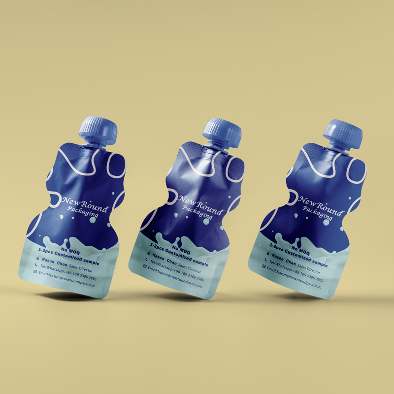 Sachets de bec imprimés personnalisés pour la nourriture de marque
