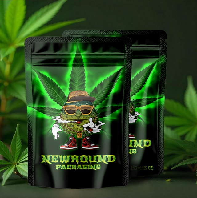 Sac de marijuana à fermeture éclair