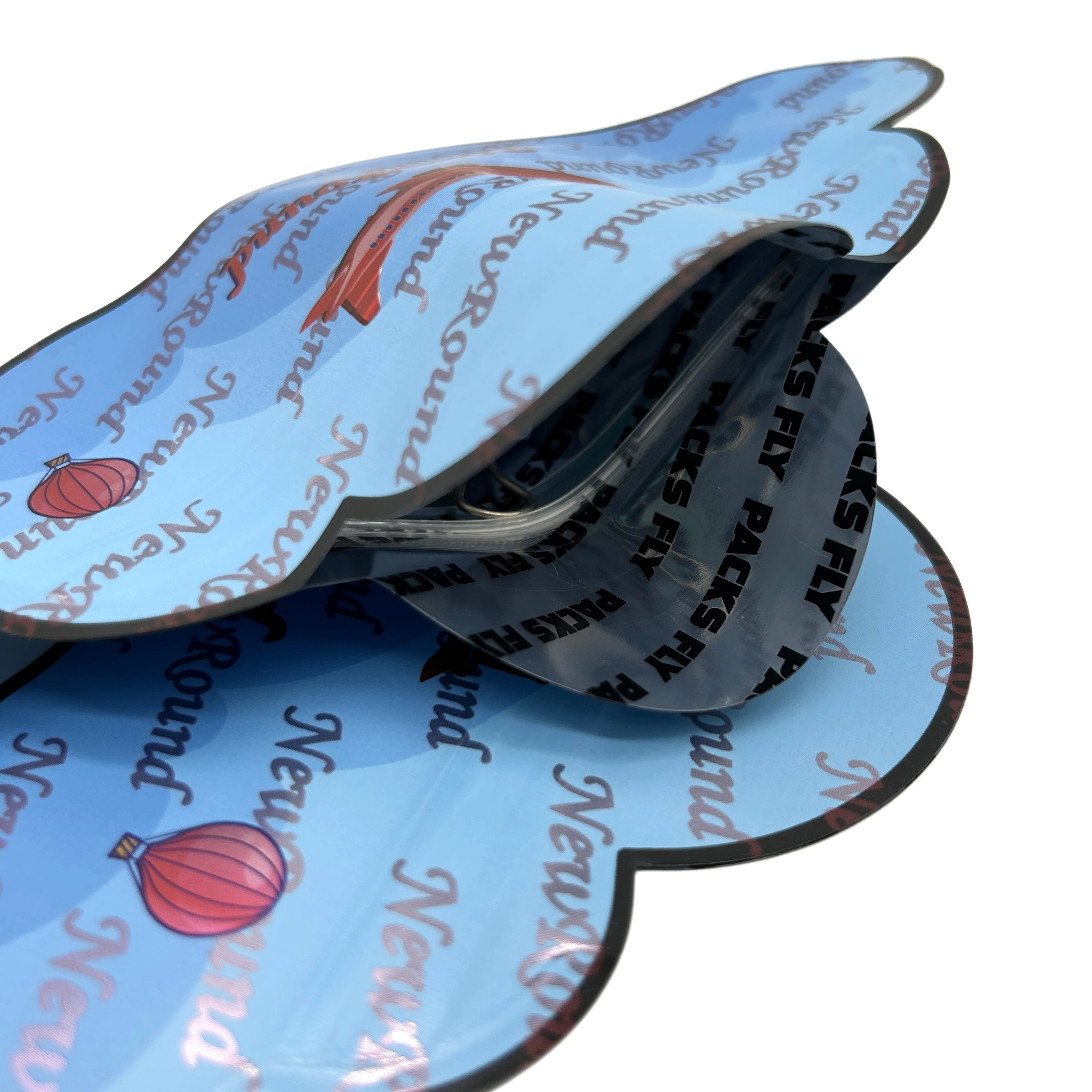 Sacs spéciaux en Mylar Cali Mylar, imprimés personnalisés, uniques, découpés avec des matrices, de forme irrégulière, scellés sur pied, anti-odeur, 3.5g