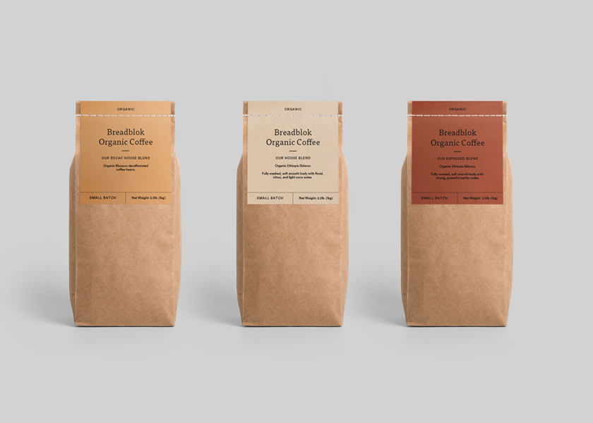 Marques de mise à jour de café spécialisé