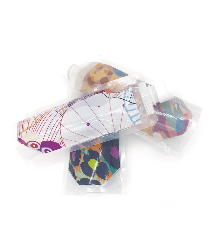 Sachets d'emballage recommandés, sac alimentaire, buse d'aspiration de boisson, pochette de liquide, sacs à bec debout en plastique