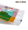 Sac d'emballage plat en plastique transparent PP avec soufflet latéral