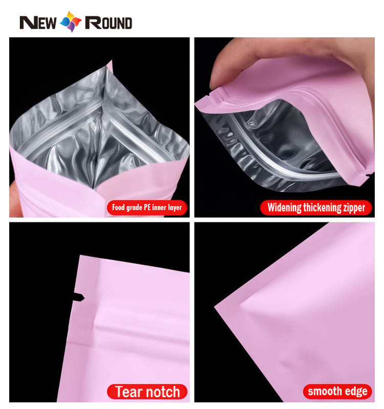 Sacs Doypack de poche pour les sacs refermables en Mylar d'emballage alimentaire