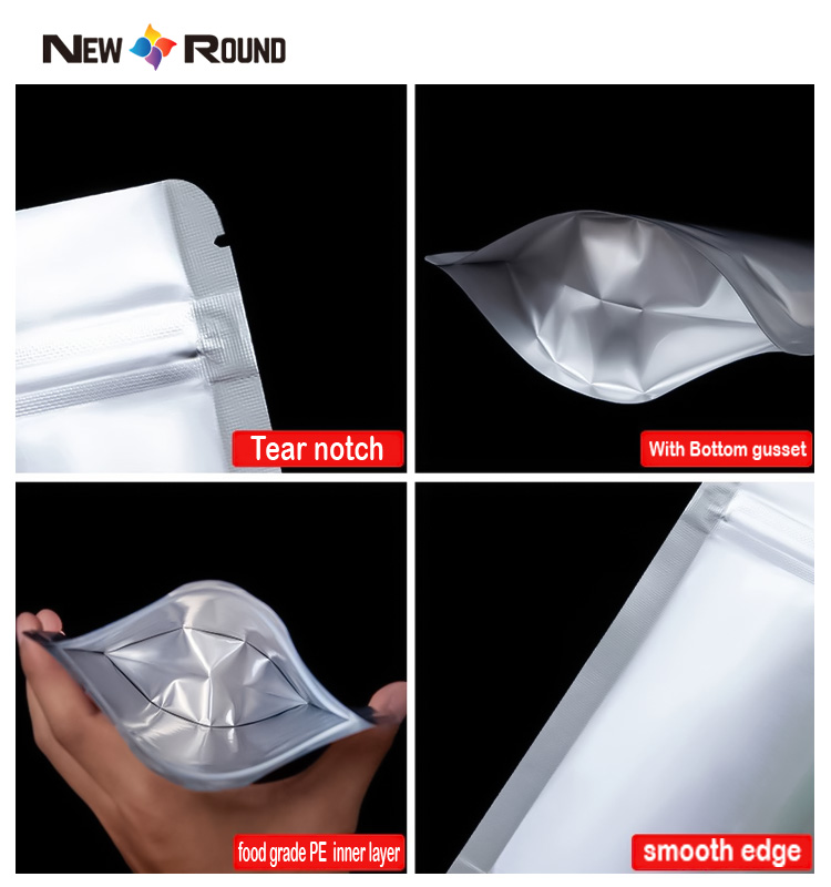 Le pain de papier adapté aux besoins du client tient le sac d'emballage avec la fenêtre claire